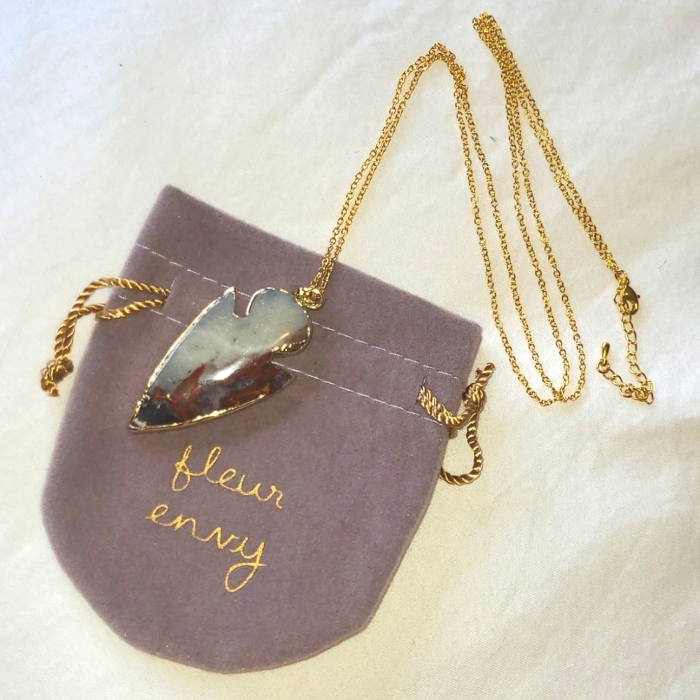 Agate Long Necklace